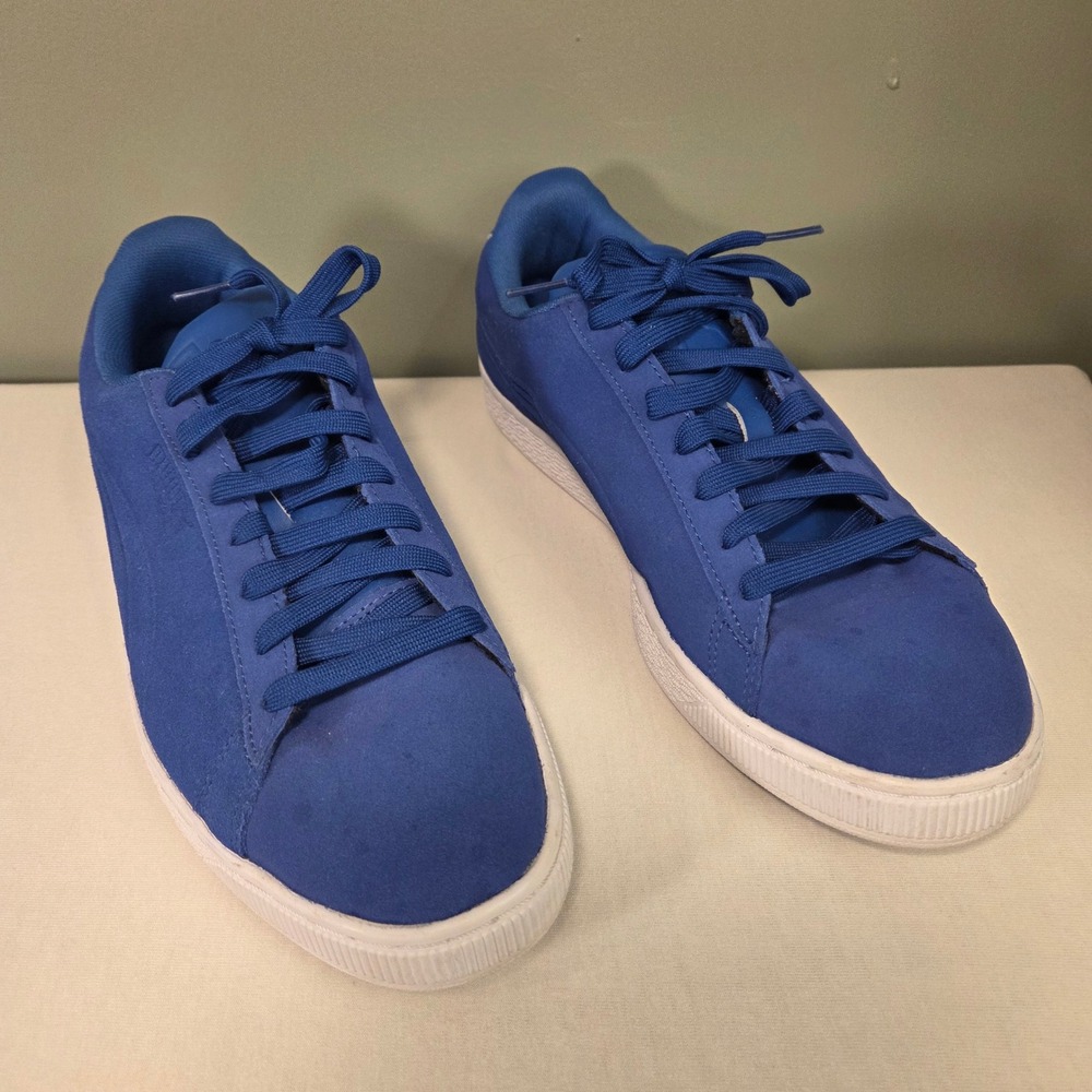Puma Men's Suede Classic Sneakers Blue Size 10, 362593-01